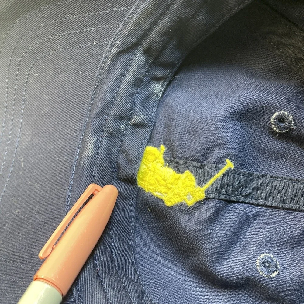 VINTAGE Ralph Lauren Polo Hat Cap Strap Back Blue Big Pony Kids‎ Boys Youth Golf